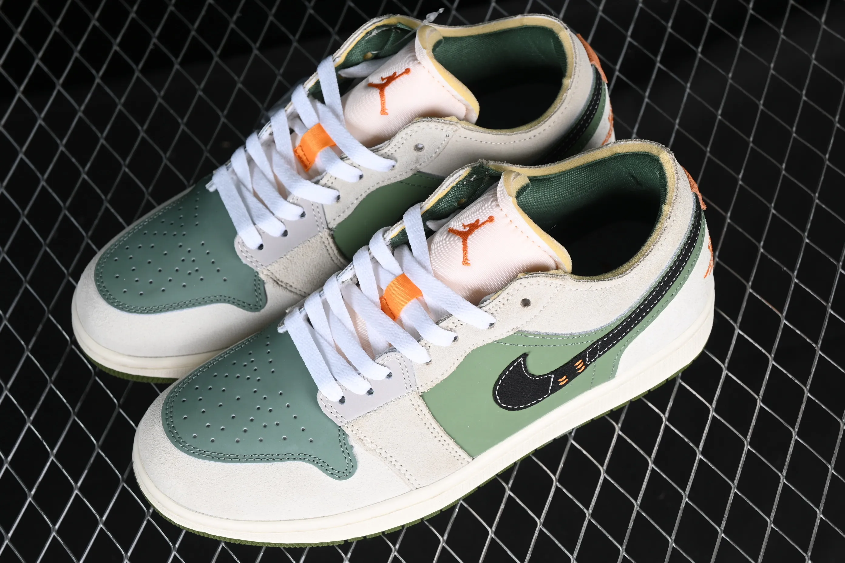 All categories Air Jordan Jordan series basketball shoes Air Jordan 1 Low Z version Air Jordan 1 Low OG EX "Tech Grey" AJ1 Joe 1 gray green retro culture and leisure sports sneakers FD6819-300